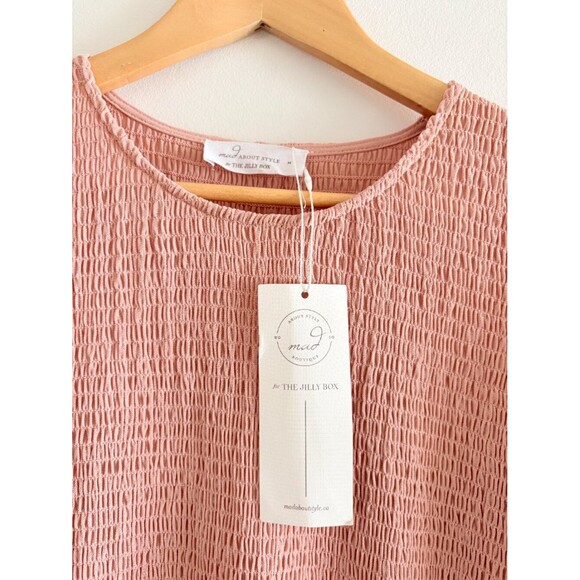 Jillian Harris Grace Midi Dress Mad About Style Fall 2023 Jilly Box NWT Rose - Picture 7 of 8